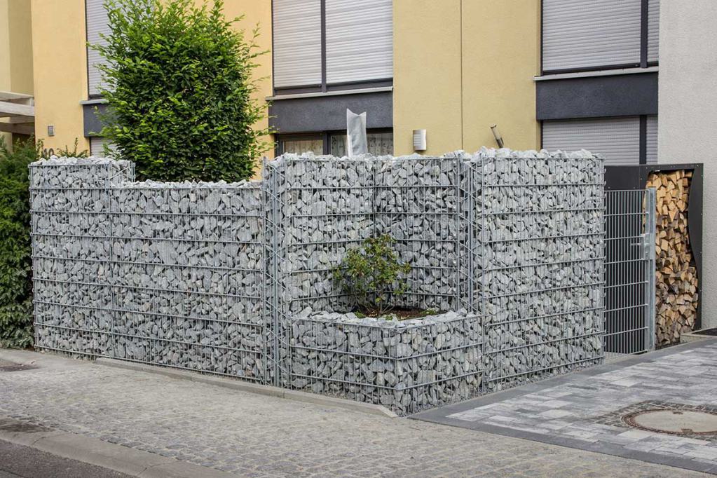 Gabionen - Sichtschutz