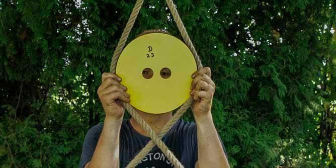 Garten- Landschaftsbau Jürgen Seelig, Spielplatzkontrolle, Spielplatzprüfung. Kopffangstelle. Spielplatzkontrolle. Kopffangstelle bei Niedrigseilgarten
